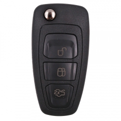 Modifed Flip Remote Key Shell 3 Button for Ford FO21/HU101 Blade