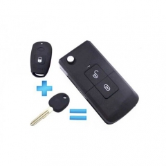 Modified Folding Remote Key Shell 2 Button for Hyundai Elantra