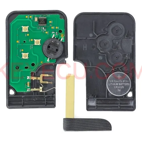 Sale Smart Remote Key Fob 3 Button 433MHz PCF7961 for Renault Megane Scenic 2003-2008
