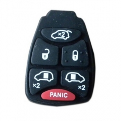 Remote Rubber 6 Button for Chrysler