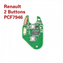 Remote Key Board 2 Buttons PCF7946 433MHz for Renault