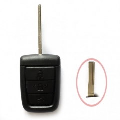 Remote Key Shell 3+1 Button for Chevrolet