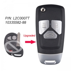 Upgraded Flip Remote Car Key Fob 315MHz ID46 for Buick Chevrolet GMC FCC ID: L2C0007T 10335582-88