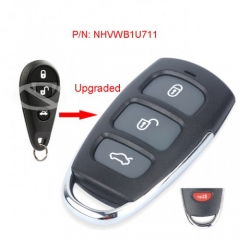 Upgraded Remote Car Key Fob 3+1 Button for Subaru Tribeca Forester Impreza Legacy Outback P/N: NHVWB1U711