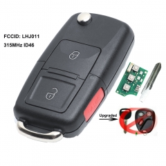 Upgraded Flip Remote Key FOB for Chevrolet Cadillac Escalade 2003-2006 FCCID: LHJ011