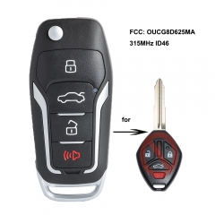 Upgraded Remote Key 315MHZ ID46 Chip for Mitsubishi Eclipse Galant OUCG8D625MA