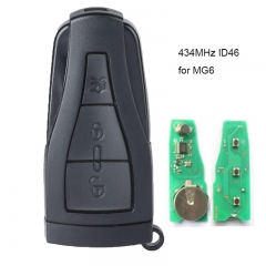 Replacement Smart Remote Key Fob 3 Buttons 434MHz With ID46 for MG6