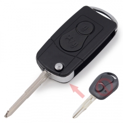 Folding Remote Key Shell for Ssangyong Switchblade