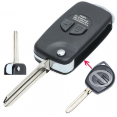 Modified Folding Remote Key Shell 2 Button for Suzuki Grand Vitara Swift with Button Pad