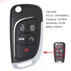 Modify 5B Remote Control Key for Chevrolet Equinox 2010-2017 OHT01060512