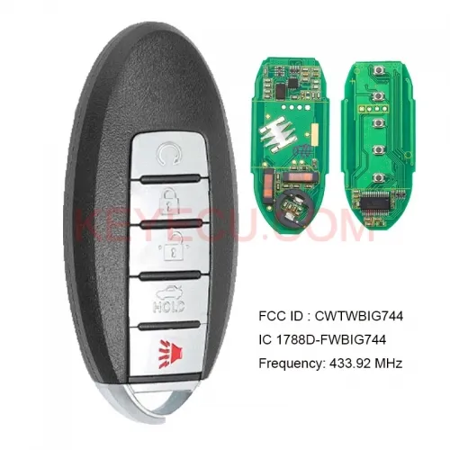 Smart Key 5B for Nissan Armada 2017-2018 Fcc# CWTWBIG744 Model FCC: TWBIG744