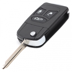 Modified Flip Remote Key Shell 3 Button for Chrysler