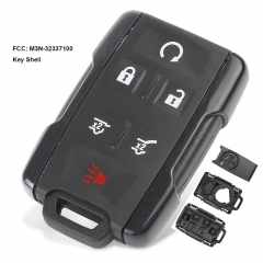 Car Key Cover Remote Case 5 Button for Cadillac Escalade 2015 2016 FCC ID: M3N-32337100