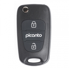 Folding Remote Key Shell 3 Button for Kia Picanto