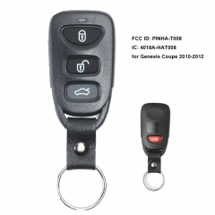 Remote Control Car Key Fob 315MHz for Hyundai Genesis Coupe 2010-2012 FCC ID: PINHA-T008