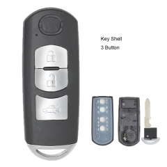 Remote Key Shell Case Fob 3 Button for Mazda 3 5 6 CX5 CX3 CX-9 MX-5 Miata