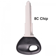 Transponder Ignition Key ID8C Chip & MAZ13 Uncut Blade for Mazda MVP 626 Miata MX5 2000 - 2003