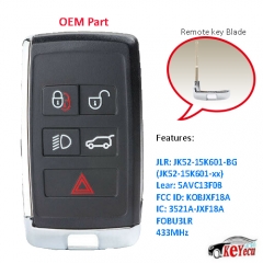 OEM Smart Remote Key 315MHz / 434MHz for Land Rover Ranger Rover Discovery Velar - KOBJXF18A