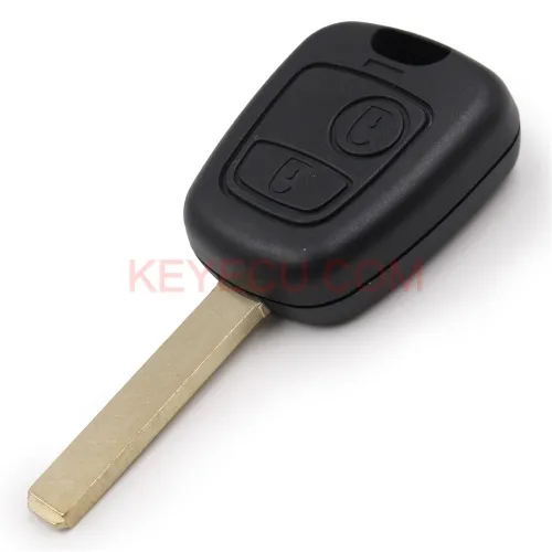 Remote Key Shell 2 Button for Citroen HU83/VA2 Blade