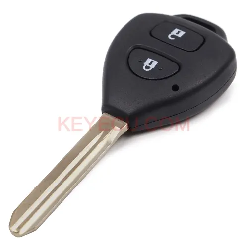 Remote Key Fob 2 Buttons 433MHz 4D67 Chip for Toyota RAV4 2006-2010 Europe TOY47