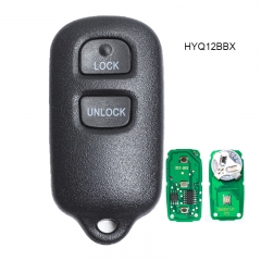 Replacement Remote Key Fob 2 Button + Panic for Toyota FCC: HYQ12BBX