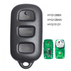 Remote Control Key 314MHz Fob for Toyota 4Runner Sequoia FCC ID: HYQ12BBX / HYQ12BAN / HYQ1512Y