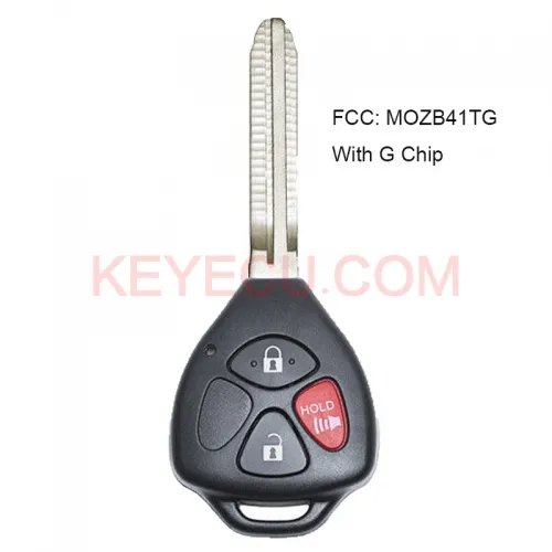 Remote Car Key Fob for Scion TC 2011-2013 with G Chip FCC MOZB41TG