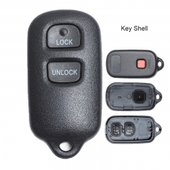 Remote Key Shell 2+1 Button for Toyota Highlander (No Logo)