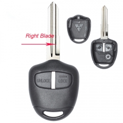Remote Key Shell 2 Button for Mitsubishi Grandis Outlander Lancer IV Right Blade