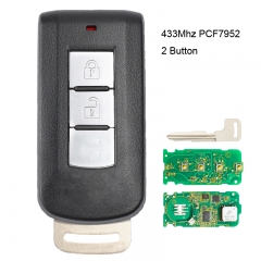 G8D-644M-KEY-E Smart Remote Key 2 Button 433Mhz PCF7952 ID46 for Mitsubishi Outlander Sport RVR ASX