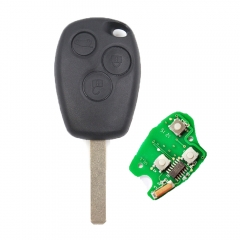 Remote Key Fob 3 Button 433MHz PCF7947 for Renault Kangoo II Clio III 2006-2010