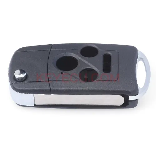 Flip Remote Key Shell Case Fob 3+1 Button for Honda Accord Civic Pilot