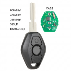 KYDZ CAS2 Remote Key 868MHz/ 433MHz/ 315MHz/ 315LP PCF7942 ID46 for BMW E60 5 Series, E63 6 Series 2004-2006 HU58 FCCID: KR55WK47993