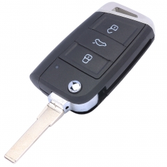 Upgraded Remote Key Fob 434MHz ID48 for Volkswagen Beetle Passat - FCC ID: 5K0 837 202 AD