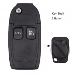 Folding Remote Key Shell 2 Button for VOLVO S40 S60 S70 S80 S90 V40 V70 V90 XC70 XC90