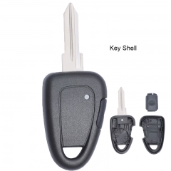 Side 1 Button Key Shell GT15R Blade Remote Car Key Shell Without Battery Clamp for Fiat Iveco