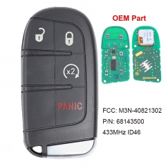 OEM Smart Prox Remote Key for 2014-2018 Jeep Grand Cherokee, M3N-40821302 68143500