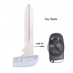 Smart Emergency Car Key Blade for Jeep Chrysler Dodge FCC M3N-40821302