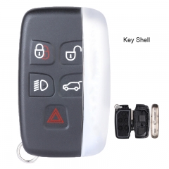 Smart Remote Car Key Shell Case 5 Button for Land Rover LR2 LR4 Range Rover Sport Evoque