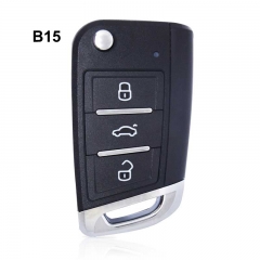 KD Universal Flip Remote Key 3 Button for KD900 KD-X2 Mini KD Key Tool B15