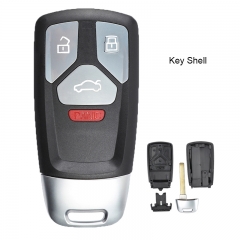 Smart Remote Key Shell Case Fob 4 Button for Audi TT A4 A5 S4 S5 Q7 SQ7 2017- UP