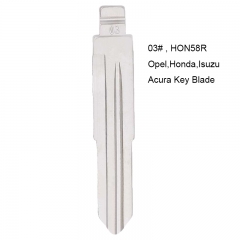 10PCS KEYDIY Universal Remotes Flip Blade 3# , HON58R for Opel,Honda,Isuzu, Acura