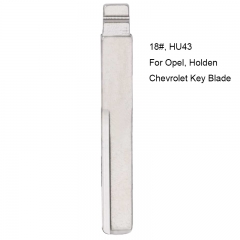 10PCs KEYDIY Universal Remotes Flip Blade 18#, HU43 for Opel, Holden,Chevrolet