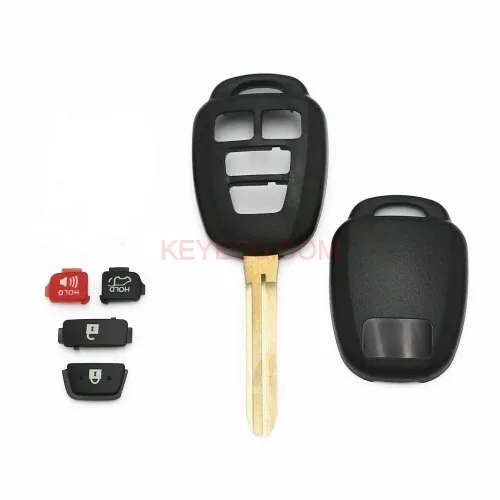Replacement Remote Car Key Shell Fob for Toyota Rav4 FCC: GQ4-52T Blade ( With G / No Word )