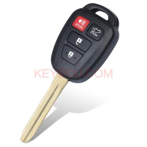 Replacement Remote Car Key Shell Fob for Toyota Rav4 FCC: GQ4-52T Blade ( With G / No Word )