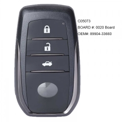 Aftermarket Smart Key Transmitter 312/314/315/433MHZ 8A for Toyota Camry 2015 -2017 89904-33660 FCCID: BJ1EW PAGE1 88 0020C