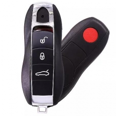 Keyless Go 3+1 Button Remote Key ASK 315MHz PCF7945P 49 Chip for Porsche Cayenne HU66 PN: 7PP 959 753BM