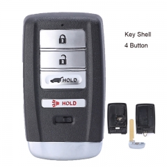 Replacement Smart Remote Key Shell 4 Button for Acura MDX RDX ILX TLX 2014-2019 - FCC: KR5V1X