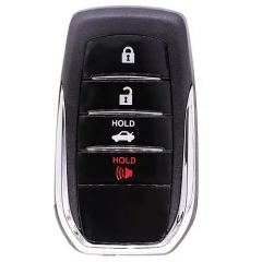 Keyless-Go Smart Remote Key 3+1 Button FSK 434.4MHz Board # 0101 ID88 Chip TOY12 Blade for Malaysia Toyota F433