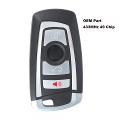 OEM Smart Remote Key Fob 4 Button 433Mhz PCF7953/49 Chip for BMW F Series FEM / BDC CAS4 CAS4+